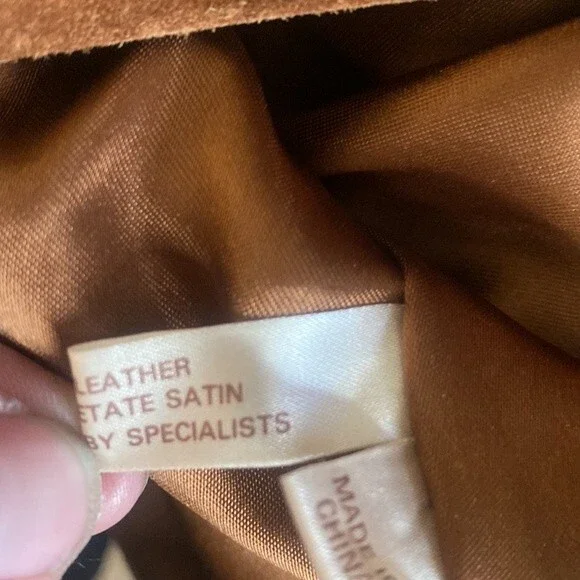 vintage scully leather jacket western country stud M barb wire ranch - Picture 14 of 14